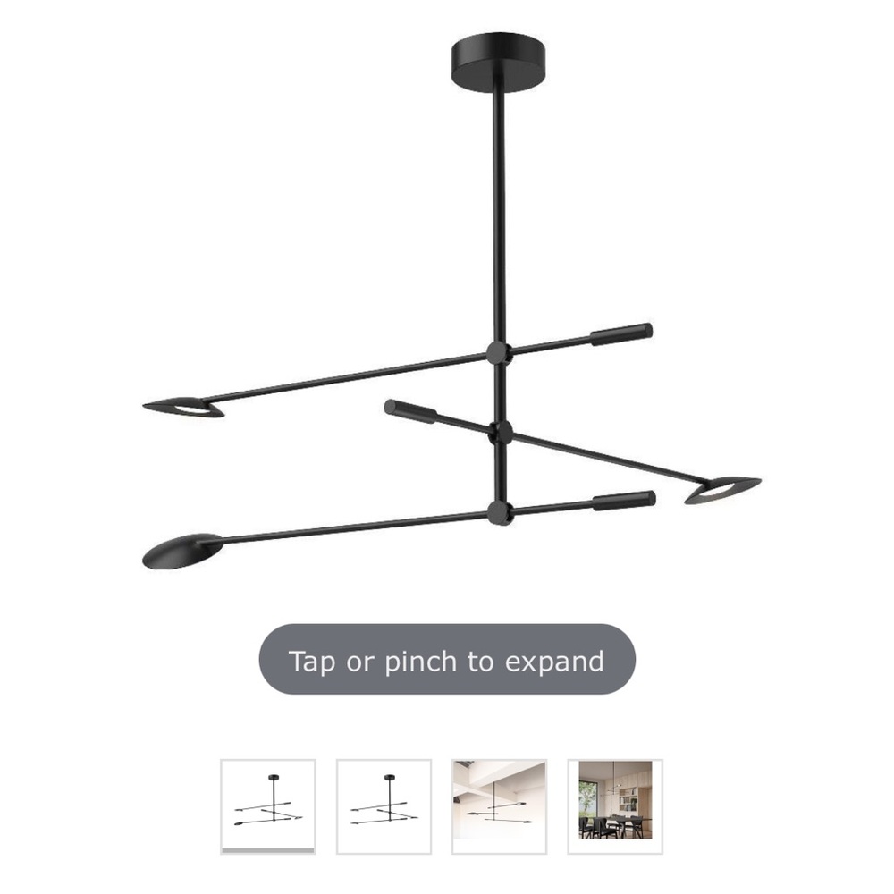 Kuzco Black Pendant Light
